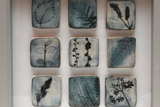 Clay tiles from workshop Phil Stearn